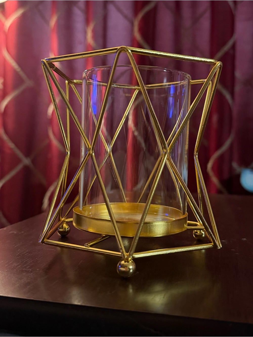 New Decorative Gold plated Votive candleholder